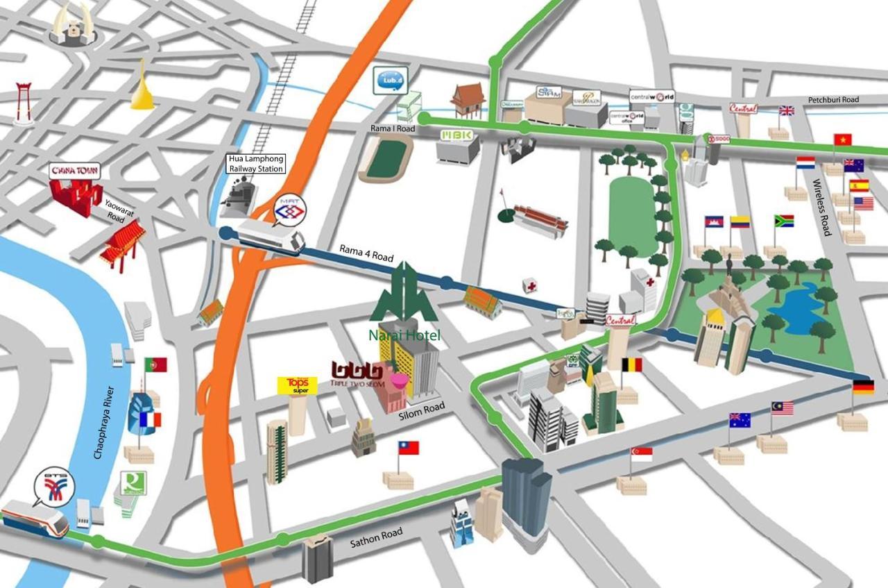 Triple Two Silom Hotell Bangkok Eksteriør bilde